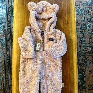 Patagonia Baby Fleece Bunting- Pink